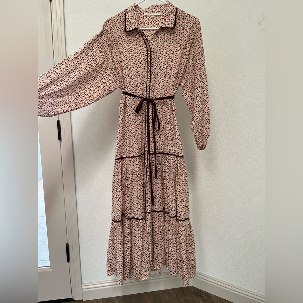 Christy Dawn Blakely Dress in Primrose Ditsy cream floral - Size Small